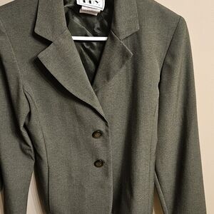 Women's Gray Blazer Jacket